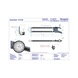 KROEPLIN Measuring gauge for external measurement, model D12100, measuring range 0-100 mm - Dış &ouml;l&ccedil;&uuml;m i&ccedil;in hızlı prob - 3