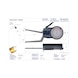 KROEPLIN Measuring gauge for internal measurement, model H2G50, measuring range 50-70 mm - Jauge de mesure m&eacute;canique pour mesure int&eacute;rieure d'al&eacute;sages, de gorges et de rainures int&eacute;rieures - 3