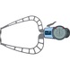 KROEPLIN Measuring gauge for external measurement, model D450S, measuring range 0-50 mm - Brza sonda za spoljno merenje - 1