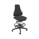 DAUPHIN Tec Identity Counter, ID blue, SRA Ultra ID black, hard castors - Tec Identity ULTRA counter chair for production and workshop areas - 2