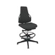 DAUPHIN Tec Identity Counter, ID blue, SRA Ultra ID black, plastic gliders - Tec Identity ULTRA counter chair for production and workshop areas - 2