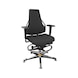 DAUPHIN Tec Identity ESD, Counter, SRP King black, 3F armrests, gliders - Tec Identity KING swivel work chair for ESD areas - 1