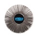 TYROLIT Fan-shaped file 30x10 6x40 mm A80 BASIC Steel/Stainless steel/Aluminium - Flap grinder - 2