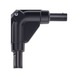 TESTO 90-degree elbow for connecting vane probes, diameter 100 mm
