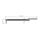TESA TECHNOLOGY Groove skidless tracer 1-Y for groove depths under 4 mm, stylus tip 2 &micro;m, 90 degrees