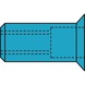 GESIPA Blind rivet nuts, A2 stainless steel, countersunk head, M6 x 9 x 18.5, pack of 250, 1455452 - Blind rivet nut - 2