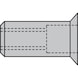 GESIPA Blindnietmuttern Alu Senkkopf M4 x 6 x 13,5 Pack mit 500 St&uuml;ck 1455347 - Blindnietmutter - 3