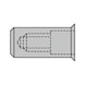 GESIPA CAP blind rivet nuts, aluminium, small head, M6 x 9 x 21.5, pack of 250, 1464117 - Blind rivet nut - 2