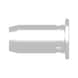 GESIPA Blind rivet nuts, steel, flat-round head, M5 x 7 x 13.5, pack of 500, 1433793 - Blind rivet nut - 1