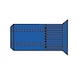 GESIPA Blind rivet nuts, steel, countersunk head, M6 x 9 x 23, pack of 200, 1450372 - Blind rivet nut - 3