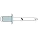 GESIPA Blindniete Alu/Stahl Flachrundkopf 6 x 25 Pack mit 200 St&uuml;ck 1454066 - Blindniet - 2