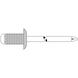 GESIPA Blindniete Gerillt Alu/Stahl Flachrundkopf 3,2 x 16 Pack mit 500 St&uuml;ck 1454101 - Blindniet - 2