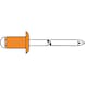 GESIPA Blindniete Kupfer/Stahl Flachrundkopf 3 x 6 Pack mit 500 St&uuml;ck 1433655 - Blindniet - 3