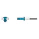 GESIPA Blindniete G-Bulb A2-Edelstahl Flachrundkopf 6,4 x 25 Pack mit 150 St&uuml;ck 1433942 - Blindniet - 3
