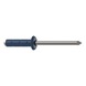 GESIPA Blind rivets, aluminium/stainless steel, 4 x 10, RAL 5010 Gentian Blue, pack of 500, 1456057 - Blind rivet - 2