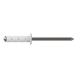 GESIPA Blindniete Alu/Niro 3,2 x 11 RAL 9003 Signalwei&szlig; Pack mit 1000 St&uuml;ck 1456107 - Blindniet - 1