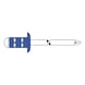 GESIPA Blind rivets, steel/steel, flat round head, 4 x 17, pack of 500, 1433871 - Blind rivet - 2
