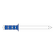 GESIPA Blind rivets, steel/steel, countersunk head, 3.2 x 10, pack of 1000, 1450436 - Blind rivet - 2