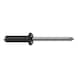 GESIPA Blindniete Alu/Niro 3,2 x 9,5 RAL 9005 Tiefschwarz Pack mit 1000 St&uuml;ck 1456115 - Blindniet - 2