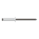 GESIPA Expanding blind rivets, aluminium/steel, flat round head, 4.8 x 14, pack of 250, 1433743 - Blind rivet - 1