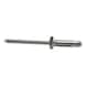 GESIPA Blind rivets, aluminium/aluminium, flat-round head, 4.8 x 20, pack of 250, 1455668 - Blind rivet - 1