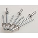 GESIPA Blindniete Gerillt Alu/Stahl Flachrundkopf 3,2 x 16 Pack mit 500 St&uuml;ck 1454101 - Blindniet - 3