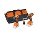 FEIN ASCD 18-200 W4 cordless impact wrench & ASCM 18 QSW cordless drill/driver - Advantage combo battery & mains - 1