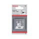 BOSCH Scherenmessers&auml;tze f&uuml;r Universalscheren GSC 2.8, Blech, 5 teilig 2607010025 - Elektrowerkzeug (Zubeh&ouml;r) - 2