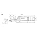BOSCH Hochfrequenz-Geradschleifer, HGS 55/25, Stabgriff, versetzter Abtrieb 0602226201 - Hochfrequenz-Werkzeuge – Geradschleifer HGS 55/25 - 2