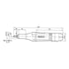 BOSCH Hochfrequenz-Geradschleifer, HGS 55/50, Stabgriff, Zentralabtrieb 0602228204 - Hochfrequenz-Werkzeuge – Geradschleifer HGS 55/50 - 2