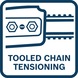 BOSCH Akku-Kettens&auml;ge GKE 18V-40, 1x EXBA18V-55 06008D3001 - Kettens&auml;ge (Akku) - 2