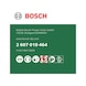 BOSCH Carbide milling cutter set (6 mm shank), 6-piece 2607019464 - Router bit set (carbide) - 3