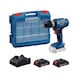 BOSCH GSB 18V-25 cordless impact drill/driver, 2 x GBA 18V 2.0Ah batteries 06019K9304 - Impact drill (cordless) - 1