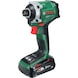 BOSCH Schlagschrauber UniversalImpactDrive 18V-210 1x PBA 18V 2.0Ah 06039E7001 - Schlagschrauber (Akku) - 2