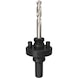 BOSCH Clamp-on holder and centre drill for hole saw, 32–210 x 44 mm 2608594619 - Accessories for hole saws - 1