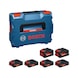 BOSCH Battery pack 4x EXBA18V-40 + 2x EXBA18V-80 1600A0373G - Battery pack - 1