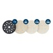 BOSCH EXPERT M480 Schleifnetz-Set, 125mm K80/120/180, 6+1 Set, Starter Pack 2608902480 - EXPERT M480 Schleifnetz- Set - 1