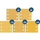 BOSCH EXPERT C470 Sandpaper Set, 115x107mm, 50-piece Starter Pack 2608902517 - EXPERT C470 Sandpaper Set - 1