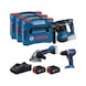 BOSCH Combo Kit 18V-Set mit 3 Werkzeugen 0615A5009G - Elektrowerkzeugset - 1
