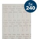 BOSCH EXPERT M480 sanding mesh, 230 x 280 mm, K240, 5 pieces 2608902508 - EXPERT M480 Abrasive Mesh - 1