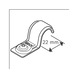 BOSCH PRO Metall-Einzelkabelhalter, EMS-22 1600A03C2B - PRO Metall-Einzelkabelhalter - 2