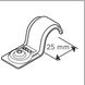 BOSCH PRO Metall-Einzelkabelhalter, EMS-25 1600A03C2C - PRO Metall-Einzelkabelhalter - 2