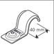 BOSCH PRO Metall-Einzelkabelhalter, EMS-40 1600A03C2F - PRO Metall-Einzelkabelhalter - 2
