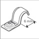 BOSCH PRO Metall-Einzelkabelhalter, EMS-6 1600A03C25 - PRO Metall-Einzelkabelhalter - 2
