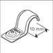 BOSCH PRO Metall-Einzelkabelhalter, EMS-10 1600A03C27 - PRO Metall-Einzelkabelhalter - 2