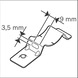 BOSCH PRO EMT-B metal cable tie holder 1600A03C2U - Power tool (accessory) - 2