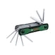 BOSCH Hand tools: Foldable 8-in-1 Torx key set 1600A039L8 - Folding 8-in-1 Torx key set - 1