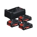 BOSCH Starter set EXBA18V-40 + GAL12V/18V-80 0615V0005X - Battery pack - 1