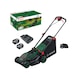 BOSCH Akku-Rasenm&auml;her ROTAK18V2-38, 2x Akku PBA 18V 4.0Ah 06008B9M00 - Rasenm&auml;her (Akku) - 1