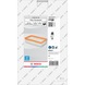 BOSCH Flachfaltenfilter, 125,7 x 220 mm 2608001245 - Staubsauger (elektrisch, Teile) - 2
